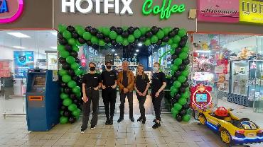 Открытие кофейни HOTFIX в городе Гомеле, Республика Беларусь